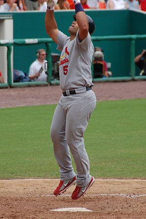 Albert Pujols Scores.