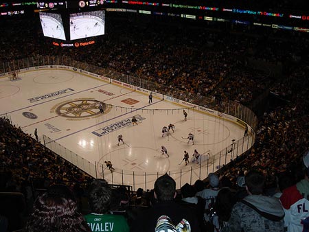 Boston Bruins vs Montreal Canadians, 04/13/08.