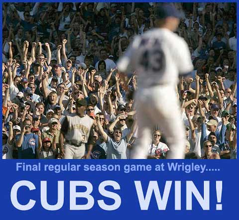 2007 Cubs rock the Wrigley faithful.