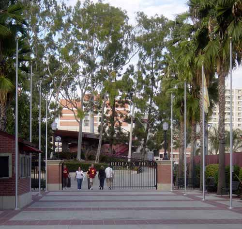 Dedeaux field is a baseball stadium named after the former USC legendary coach Rod Dedeaux.