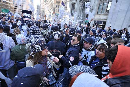 New York Yankees Parade of Champions - Broadway/Canyon of Heroes, NYC.