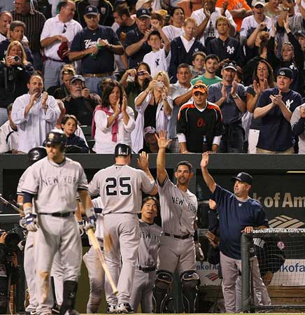 New York Yankees v/s Baltimore Orioles.