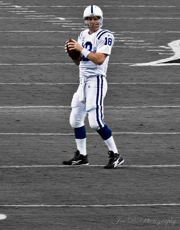 Peyton  Manning Colts vs. Cardinlas 