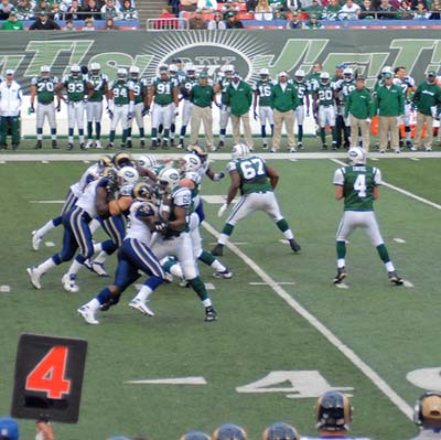 St. Louis Rams vs New York Jets.