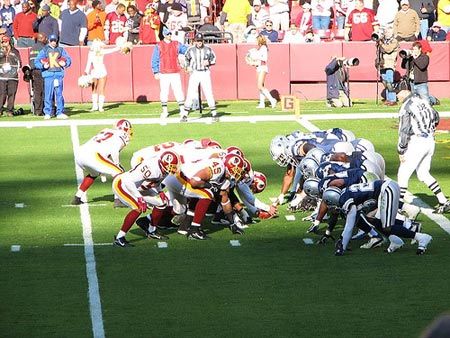 Redskins ready to score.