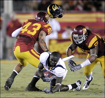 NCAA college football game in Los Angeles, Saturday, Nov. 8, 2008