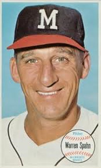 Milwaukee Braves pitcher Warren Spahn