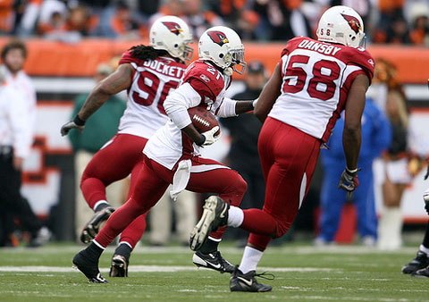 Arizona Cardinals runs.