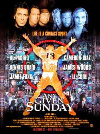 Film poster for Any Given Sunday.