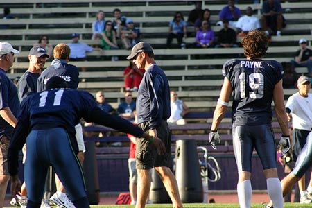 Seattle Seahawks Head Coach Jim Mora.