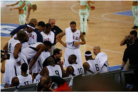 USA vs. China Mens Basketball - Beijing 2008 Olympic Games.