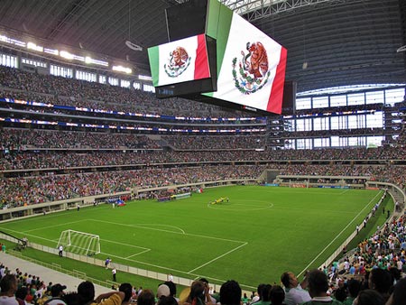 Cowboys Stadium in Arlington, Texas.