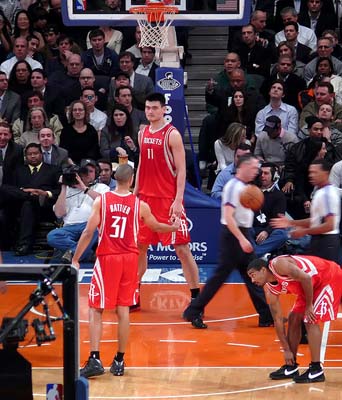 7ft 6inch Yao Ming.