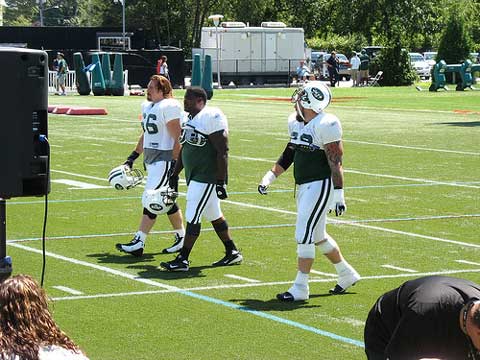 Alan Fancea and Nick Mangold.