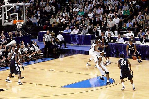 Villanova defeats Pittsburgh, 78-76, in the Elite 8 of the 2009 NCAA Tournament on Saturday, March 28, 2009.