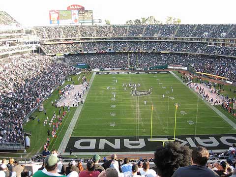 Oakland Colosseum.