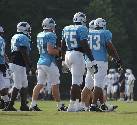 Carolina Panthers Training Camp.