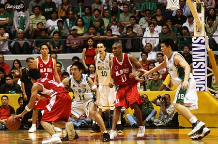 UAAP Season 70 Finals Game 1 - UE vs. La Salle.